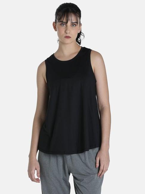 puma maternity maternity studio black relaxed fit tank top