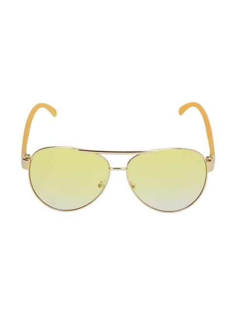 forever 21 yellow gradient aviator sunglasses for women