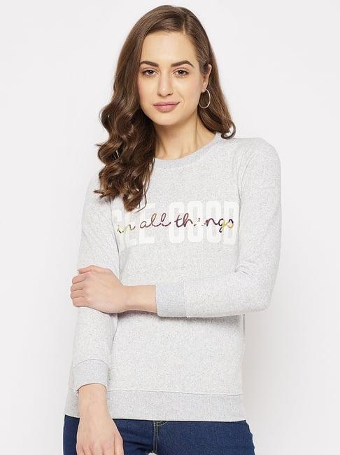 duke grey printed sweatshirt