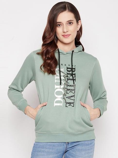 duke green printed sweatshirt