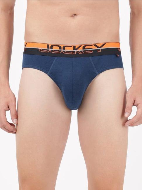 jockey navy cotton comfort fit briefs