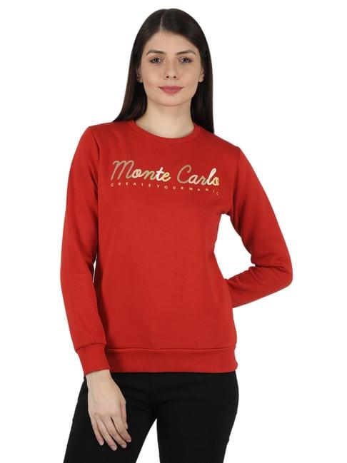 monte carlo rust printed pullover