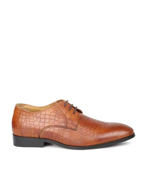 atesber by inc.5 men's brown derby shoes