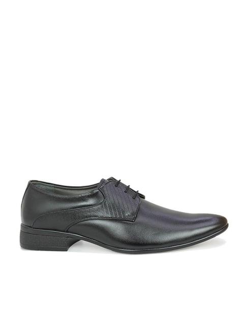 privo by inc.5 men's black derby shoes