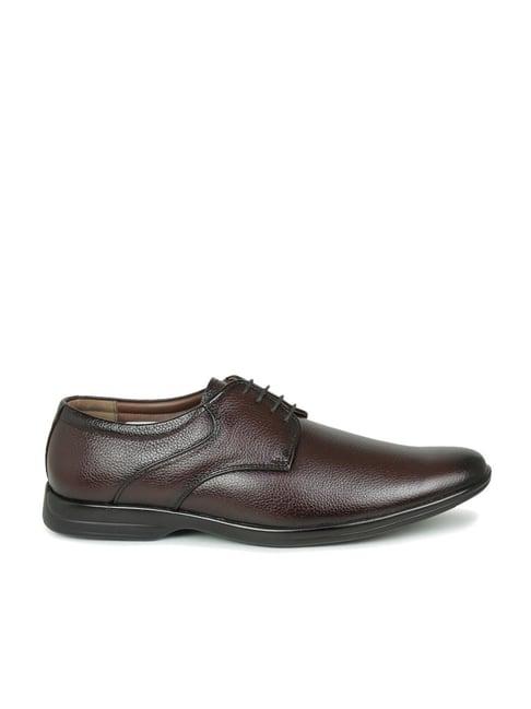 privo by inc.5 men's brown derby shoes