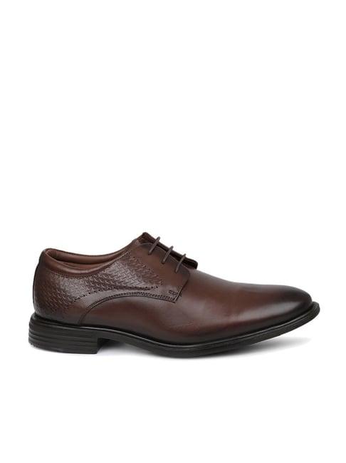 privo by inc.5 men's brown derby shoes