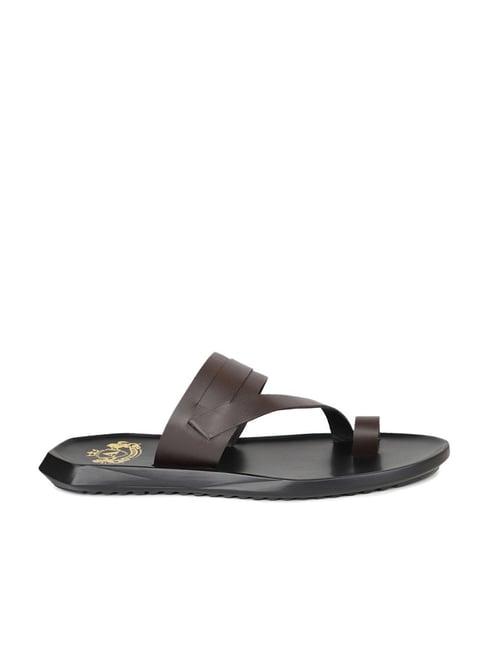 atesber by inc.5 men's brown toe ring sandals