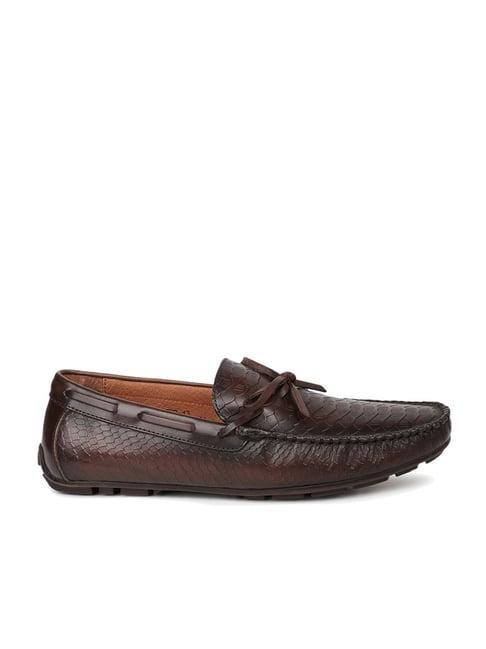 atesber by inc.5 men's brown casual loafers