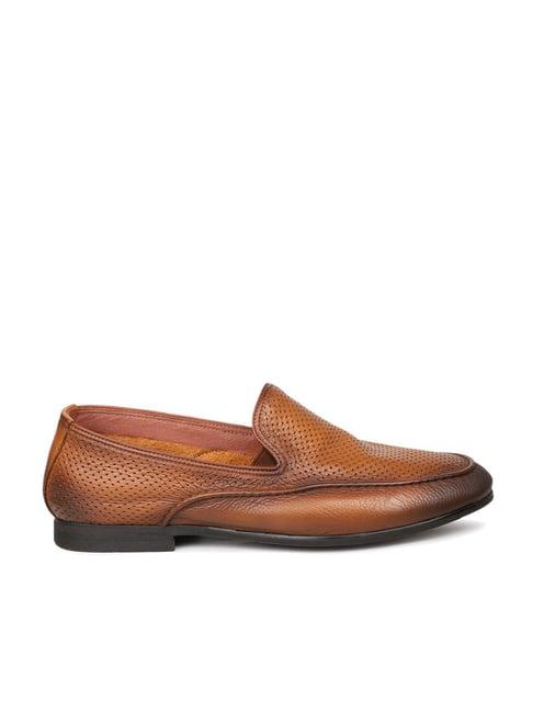 atesber by inc.5 men's tan casual loafers