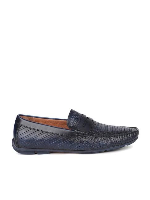 atesber by inc.5 men's blue casual loafers