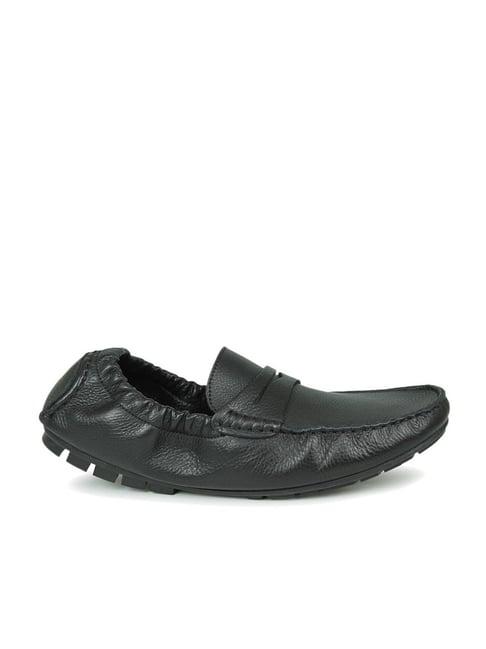 privo by inc.5 men's black casual loafers