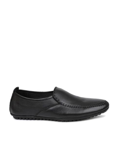 privo by inc.5 men's black formal loafers