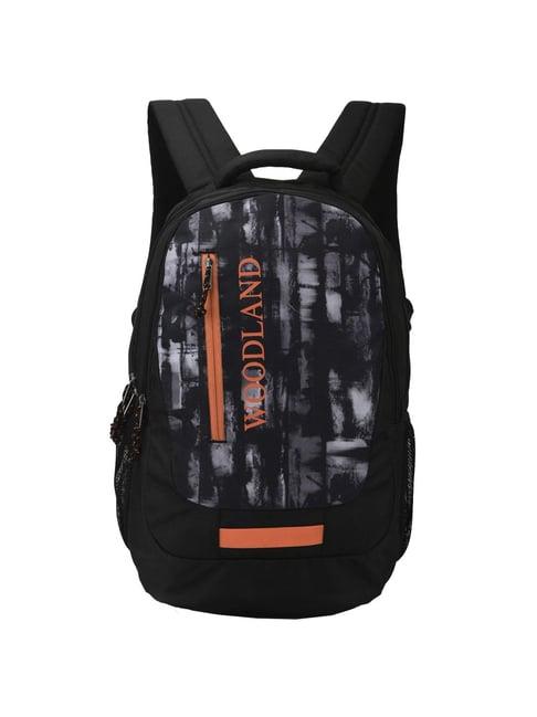 woodland 25.58 ltrs black medium laptop backpack