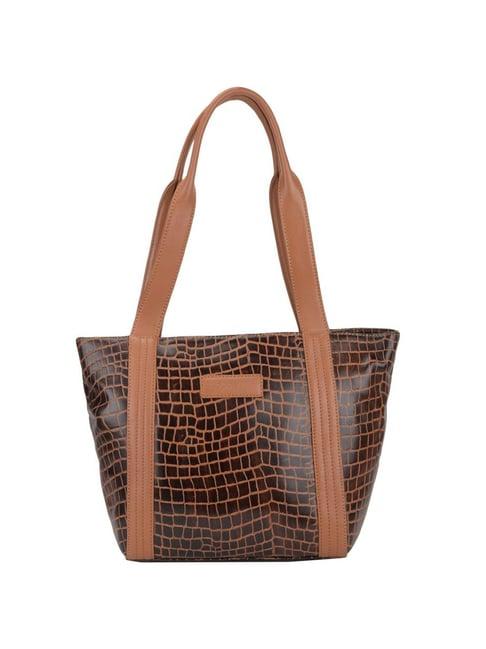 woodland tan textured medium shoulder bag