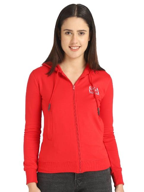 dyca red hoodie