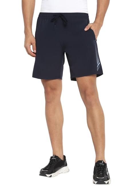 off limits navy regular fit shorts