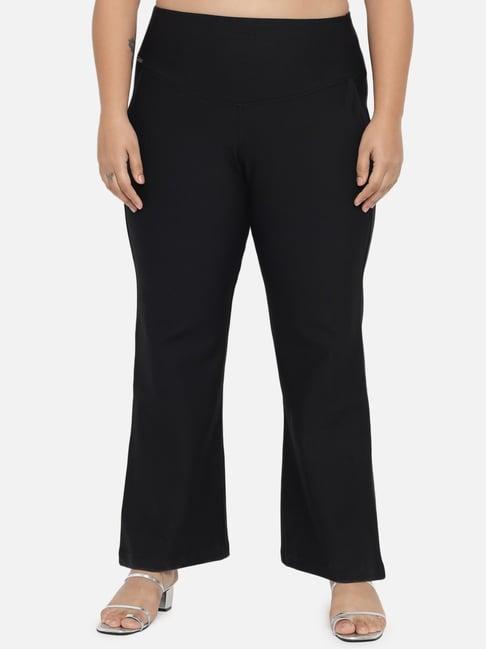 amydus black regular fit pants