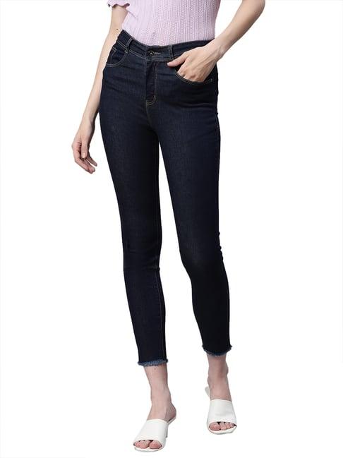 global republic blue slim fit mid rise jeans