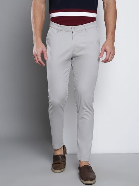 dennis lingo light grey  slim fit chinos