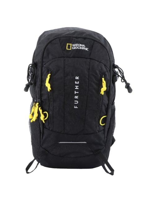 national geographic black medium rucksack