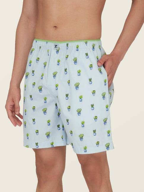 xyxx light blue printed boxers