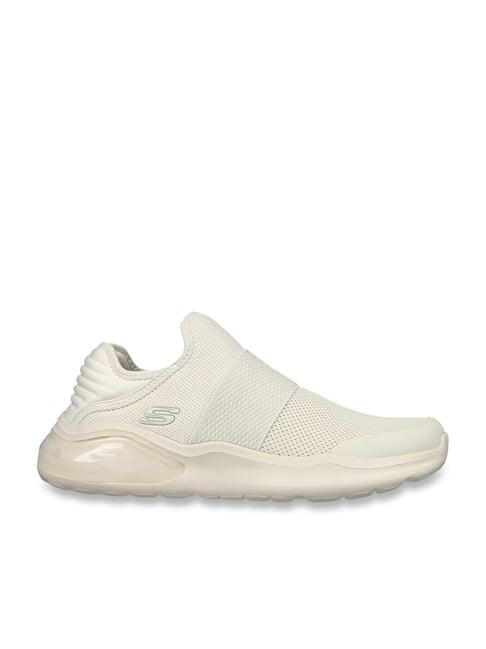 skechers men's sport off white loafers