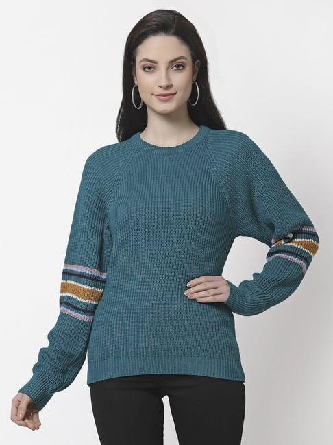 club york teal blue regular fit pullover