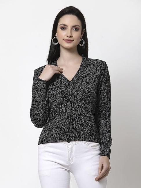 club york black regular fit cardigan