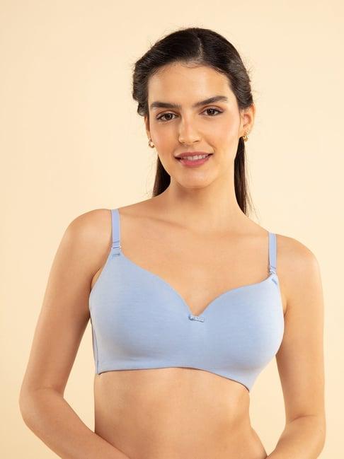 nykd sky blue medium coverage padded t-shirt bra