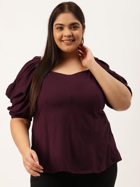 therebelinme dark purple top