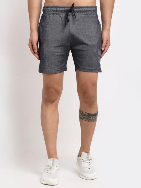 club york charcoal regular fit shorts