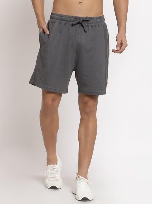 club york dark grey regular fit shorts