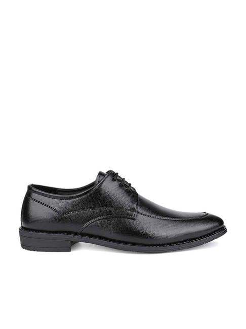 hydes n hues men's black derby shoes