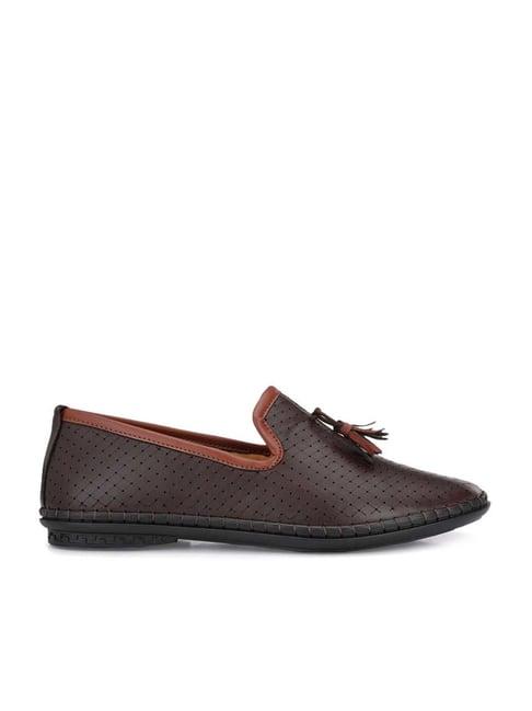 prolific men's brown casual mocassins