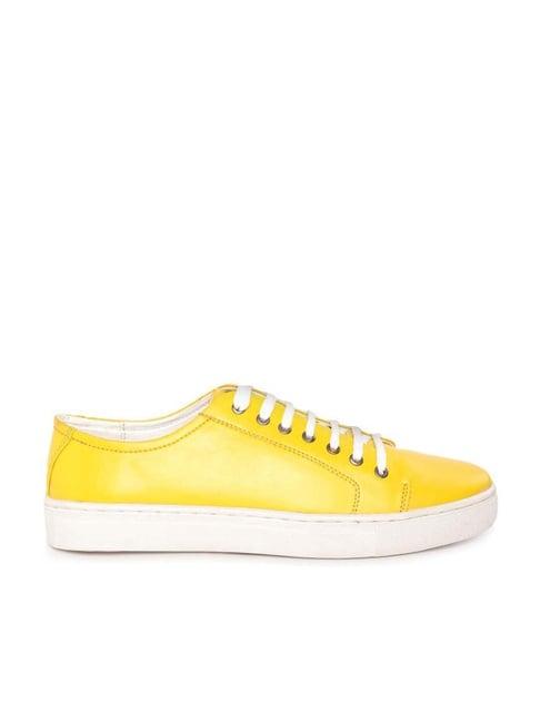 clog london men's yellow casual sneakers