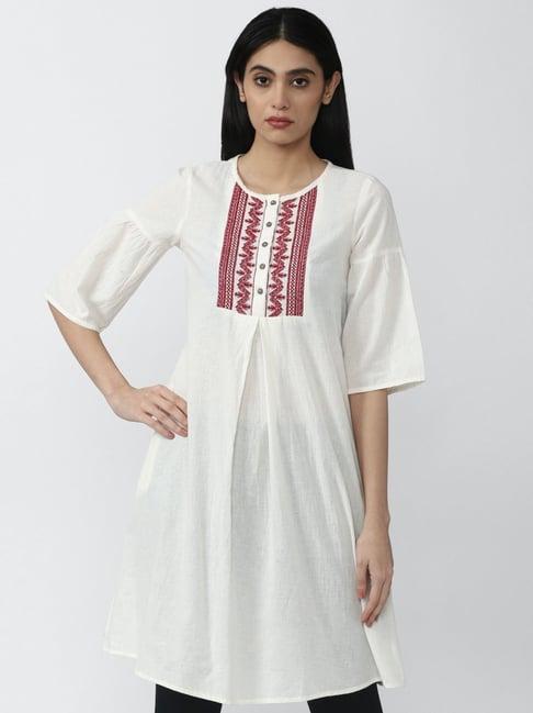 van heusen white tunic