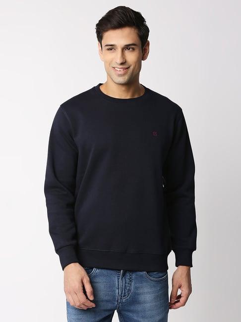 dragon hill navy full sleeves round neck sweatshirt