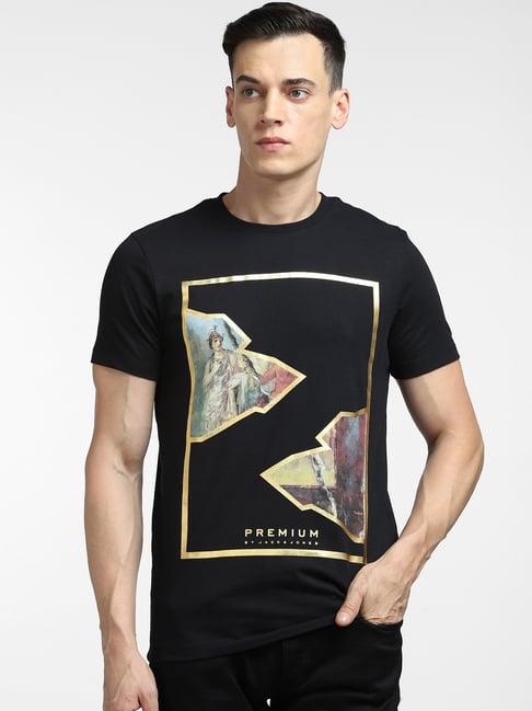 jack & jones black crew t-shirt