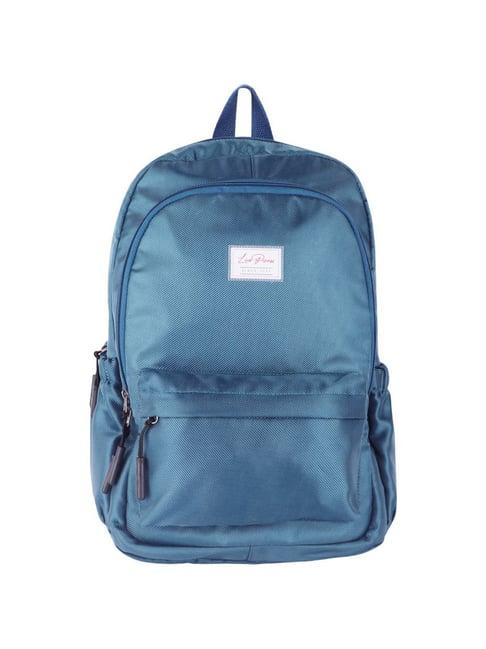 lino perros teal synthetic large backpack