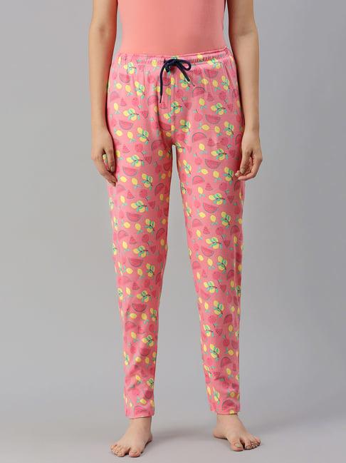 kryptic coral printed lounge pants