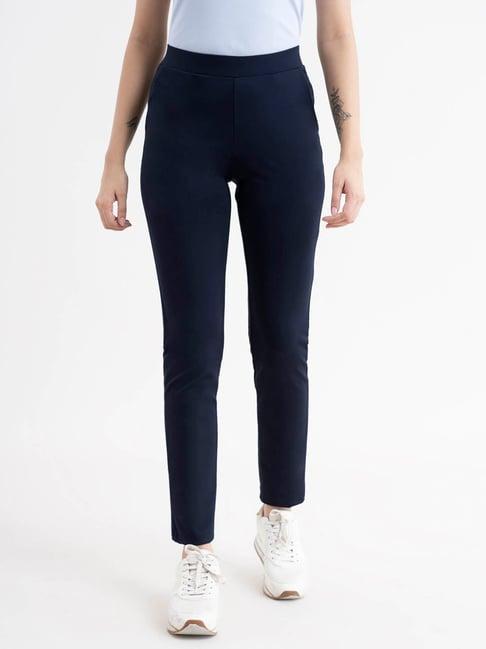 fablestreet livin air straight fit high-rise regular trousers