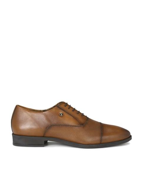 van heusen men's brown oxford shoes