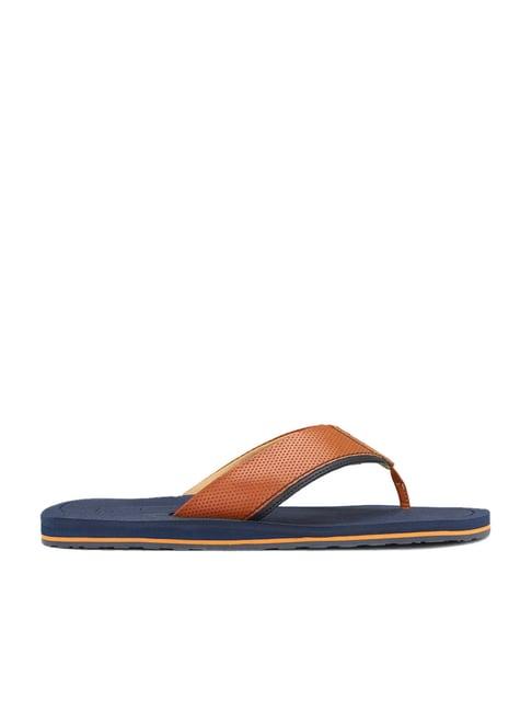 louis philippe men's brown thong sandals