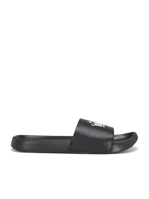 louis philippe men's black slides