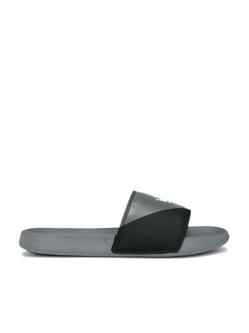 louis philippe men's grey slides