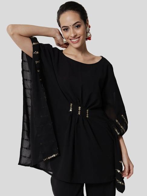 studiorasa black a line kaftan