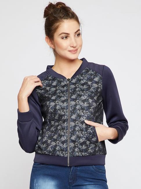 carlton london navy printed jacket