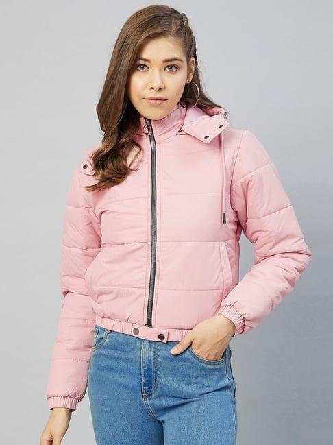 rare pink hooded jacket