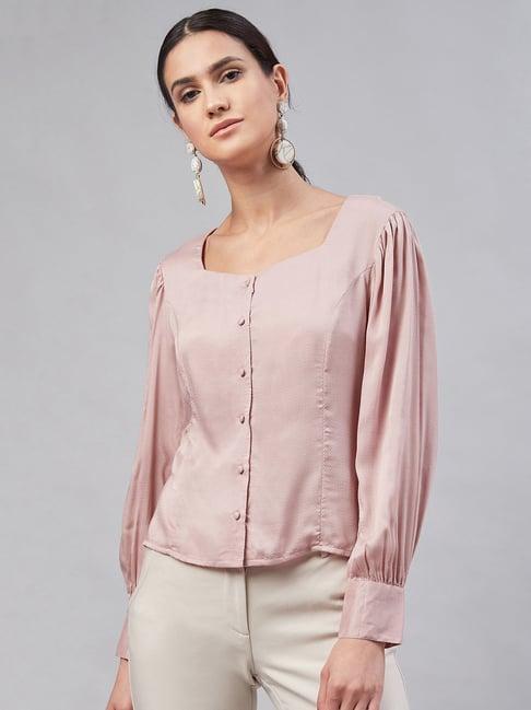 marie claire pink shirt