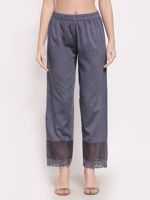 dart studio grey relaxed fit palazzos